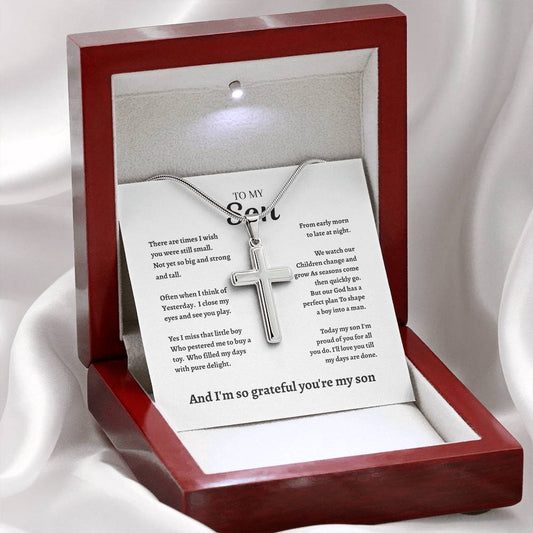 To My Son| Cross Necklace
