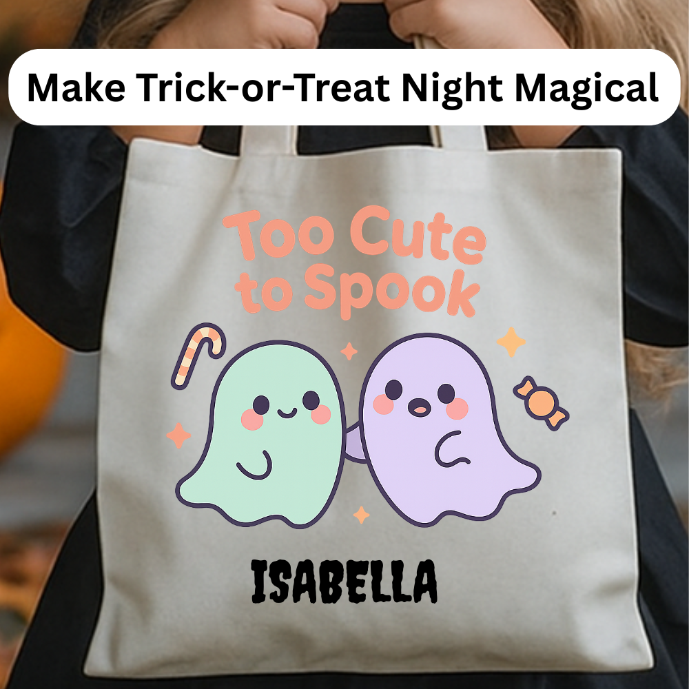 Personalized Trick or Treat Bag | Custom Name Tote