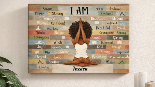 Positive Affirmations | Deluxe Landscape Canvas 1.5in Frame