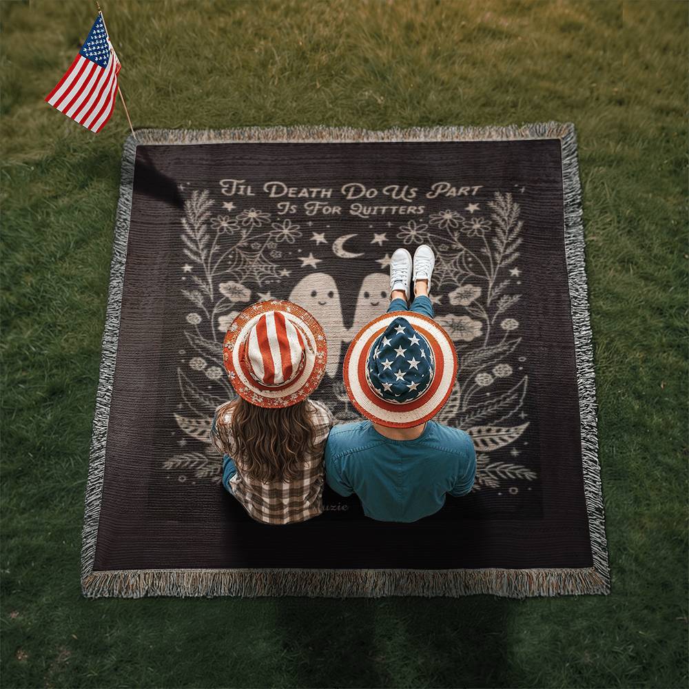Til Death Do Us Part| Personalized Woven Blanket