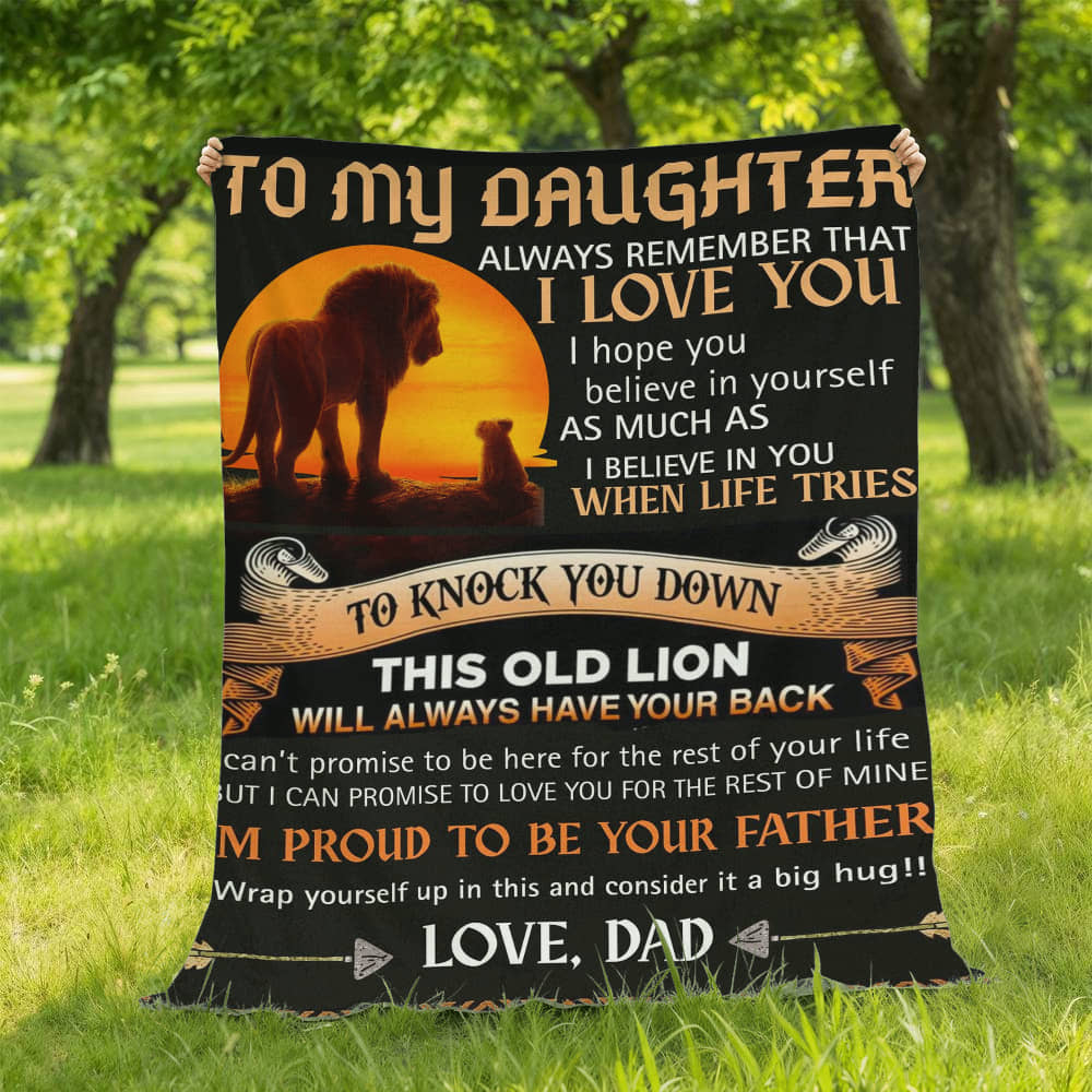 TO MY DAUGHTER | Mink Touch Fleece Blanket 60X80