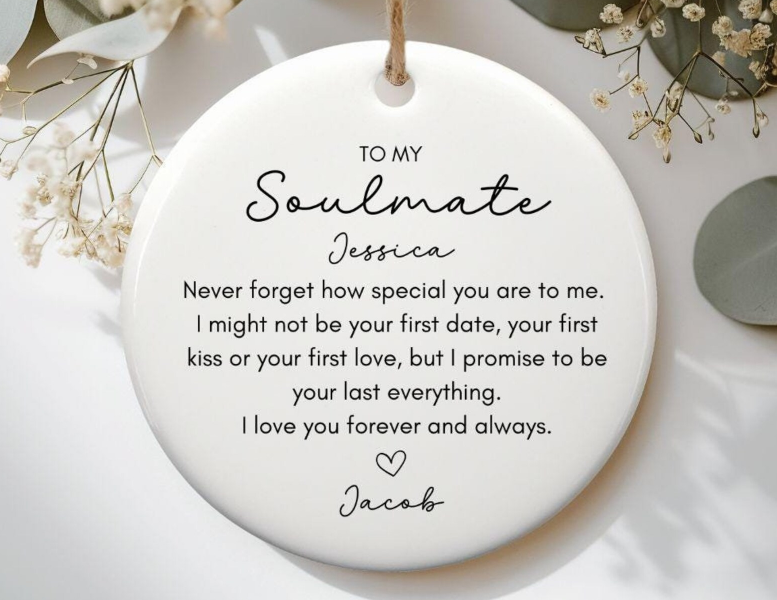 To My Soulmate |SUBORNC Circle Ornament