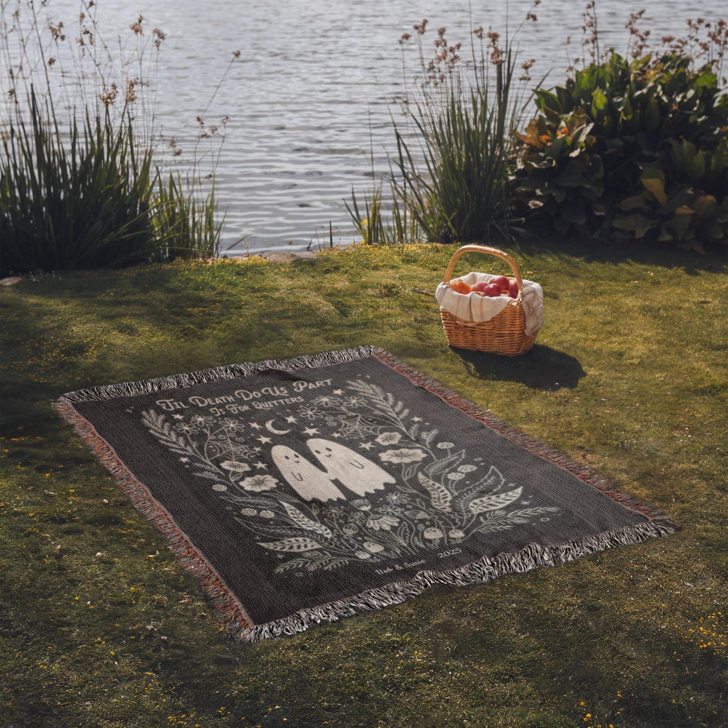 Til Death Do Us Part| Personalized Woven Blanket