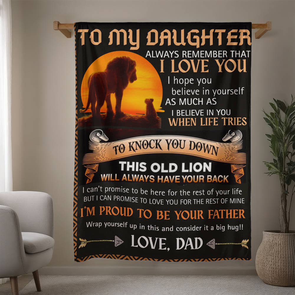 TO MY DAUGHTER | Mink Touch Fleece Blanket 60X80
