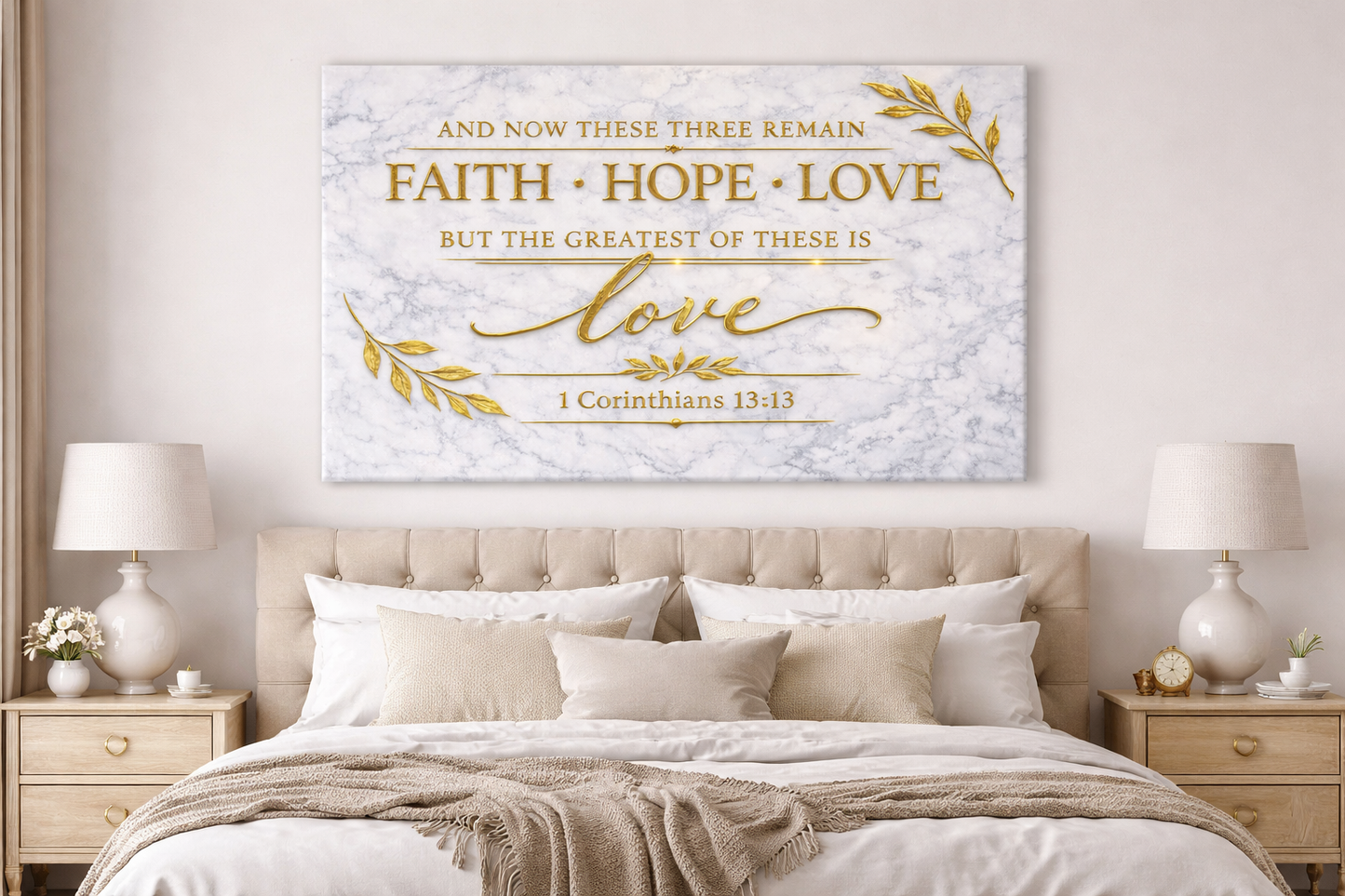 Legacy Collection™ Engraved Gold Scripture Canvas