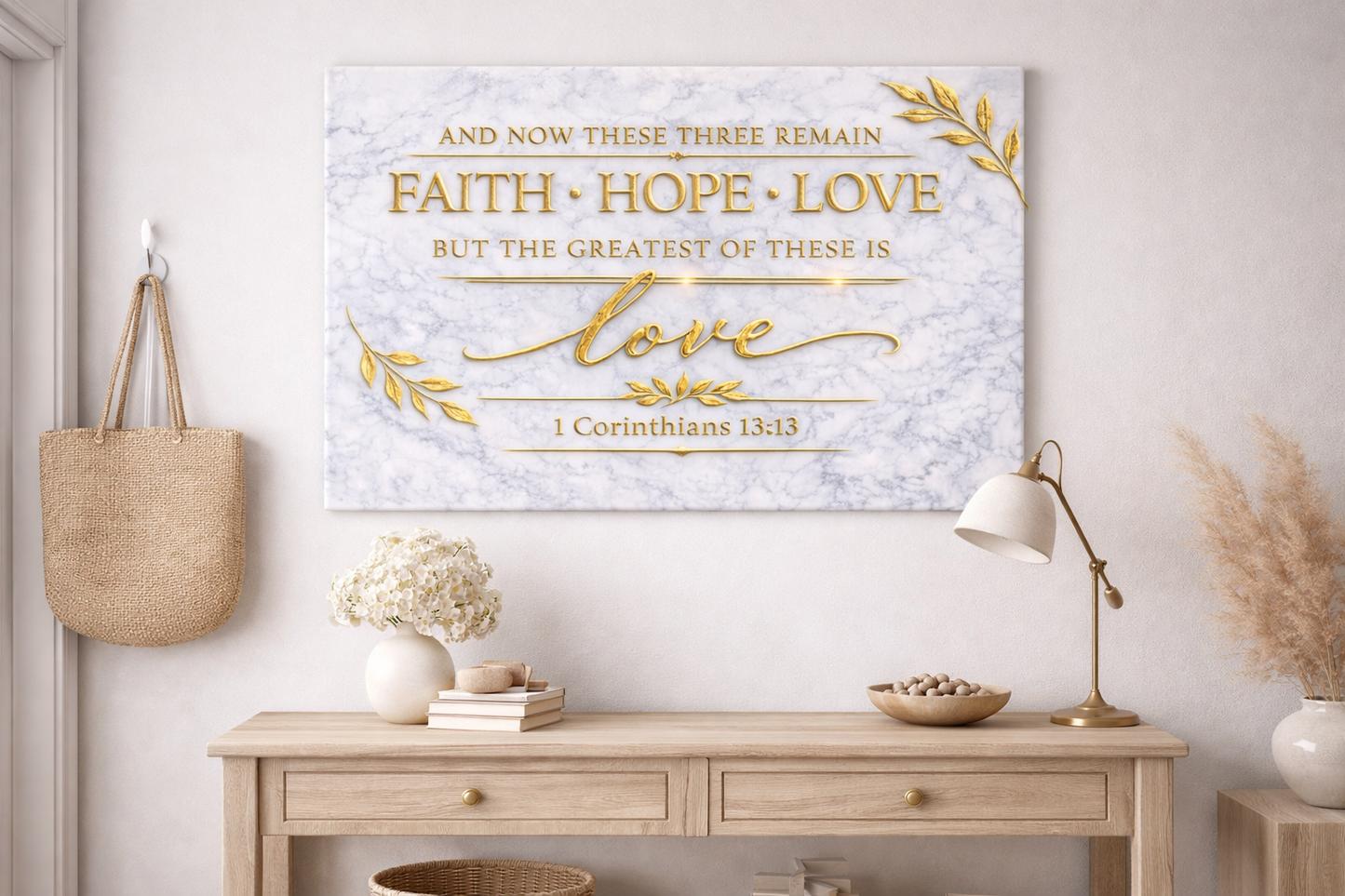Legacy Collection™ Engraved Gold Scripture Canvas