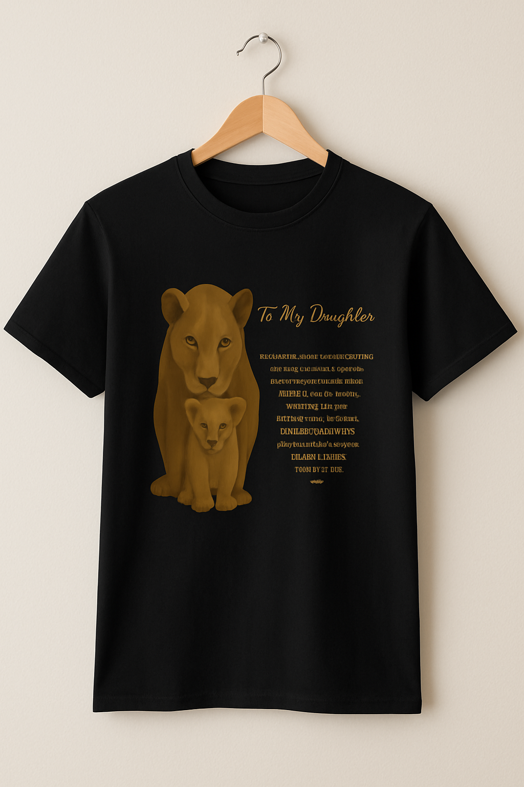 To My Daughter T-Shirt |Show Her Your Support