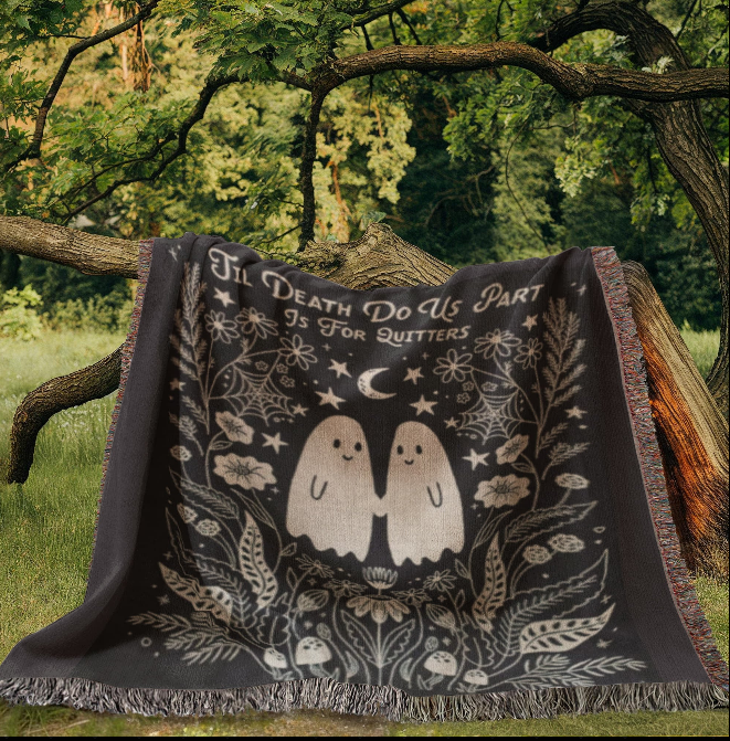 Til Death Do Us Part| Personalized Woven Blanket