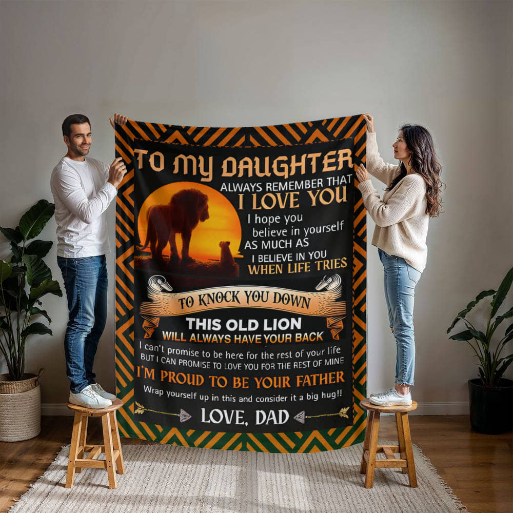 To My Daughter |Mink Touch Fleece Blanket (3:4) 60 x 80