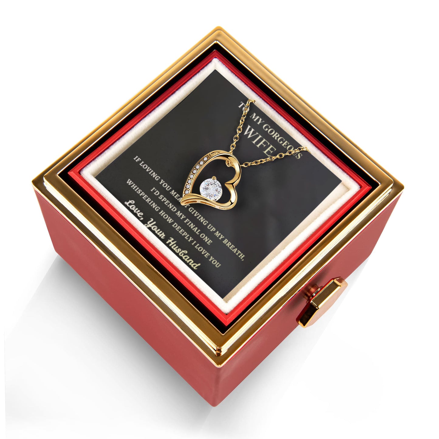 Forever Love with Rotating Rose Gift Box