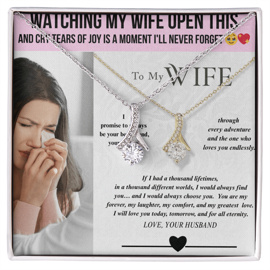 TO MY WIFE - |-  ELEGANT PENDANT