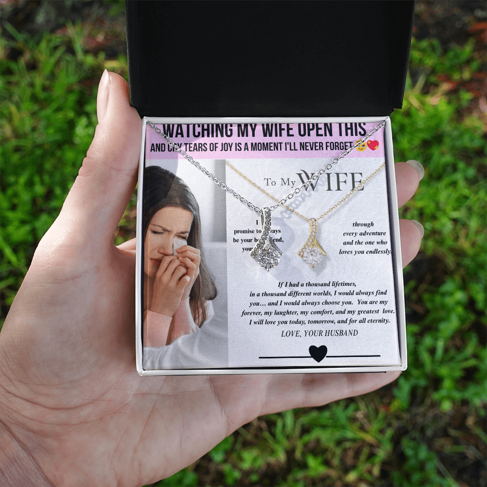 TO MY WIFE - |-  ELEGANT PENDANT