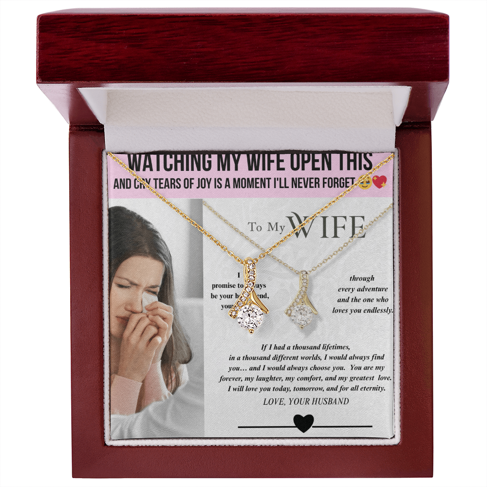 TO MY WIFE - |-  ELEGANT PENDANT