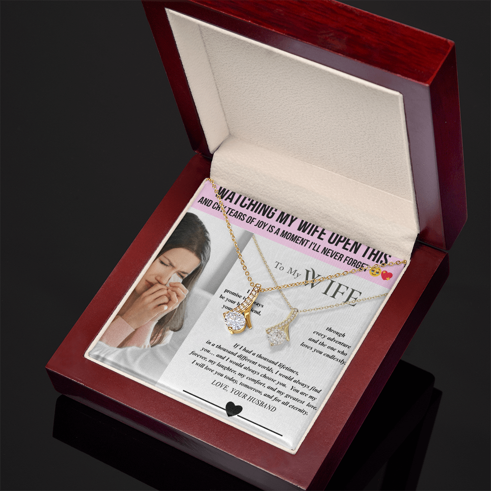 TO MY WIFE - |-  ELEGANT PENDANT
