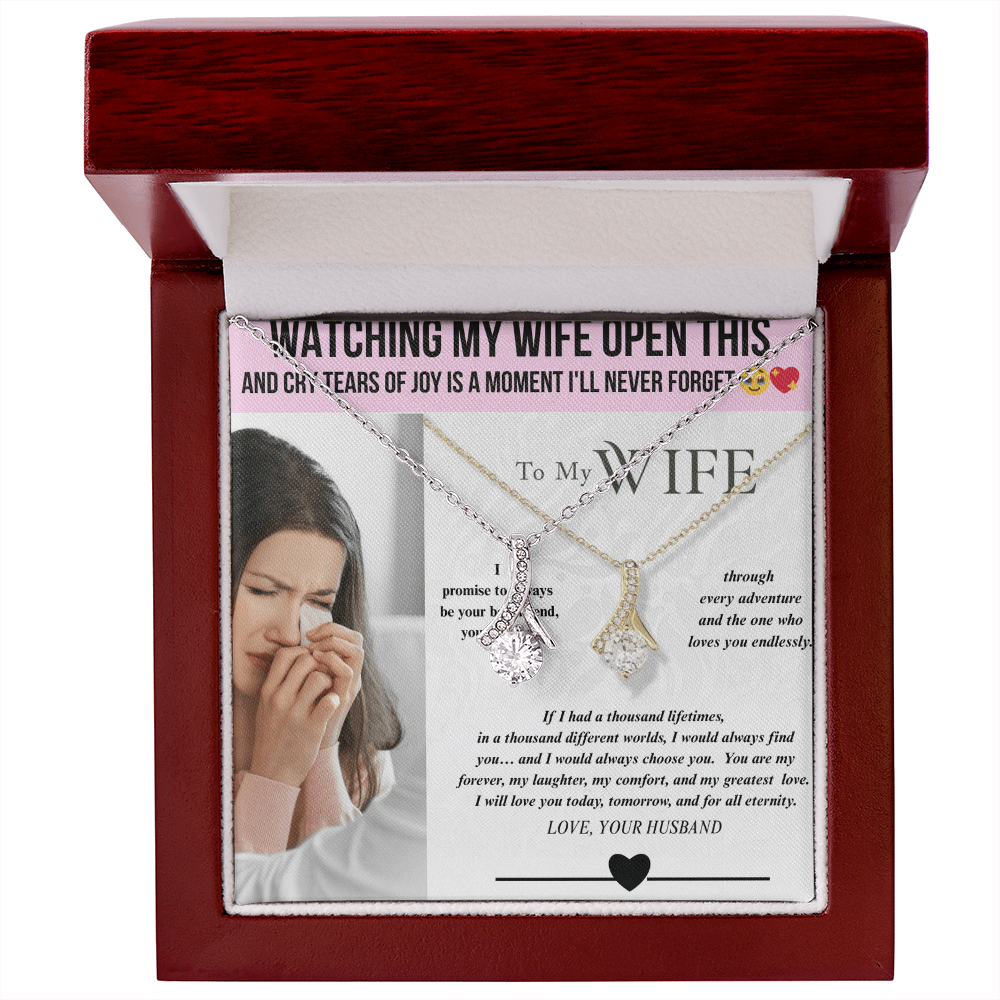TO MY WIFE - |-  ELEGANT PENDANT