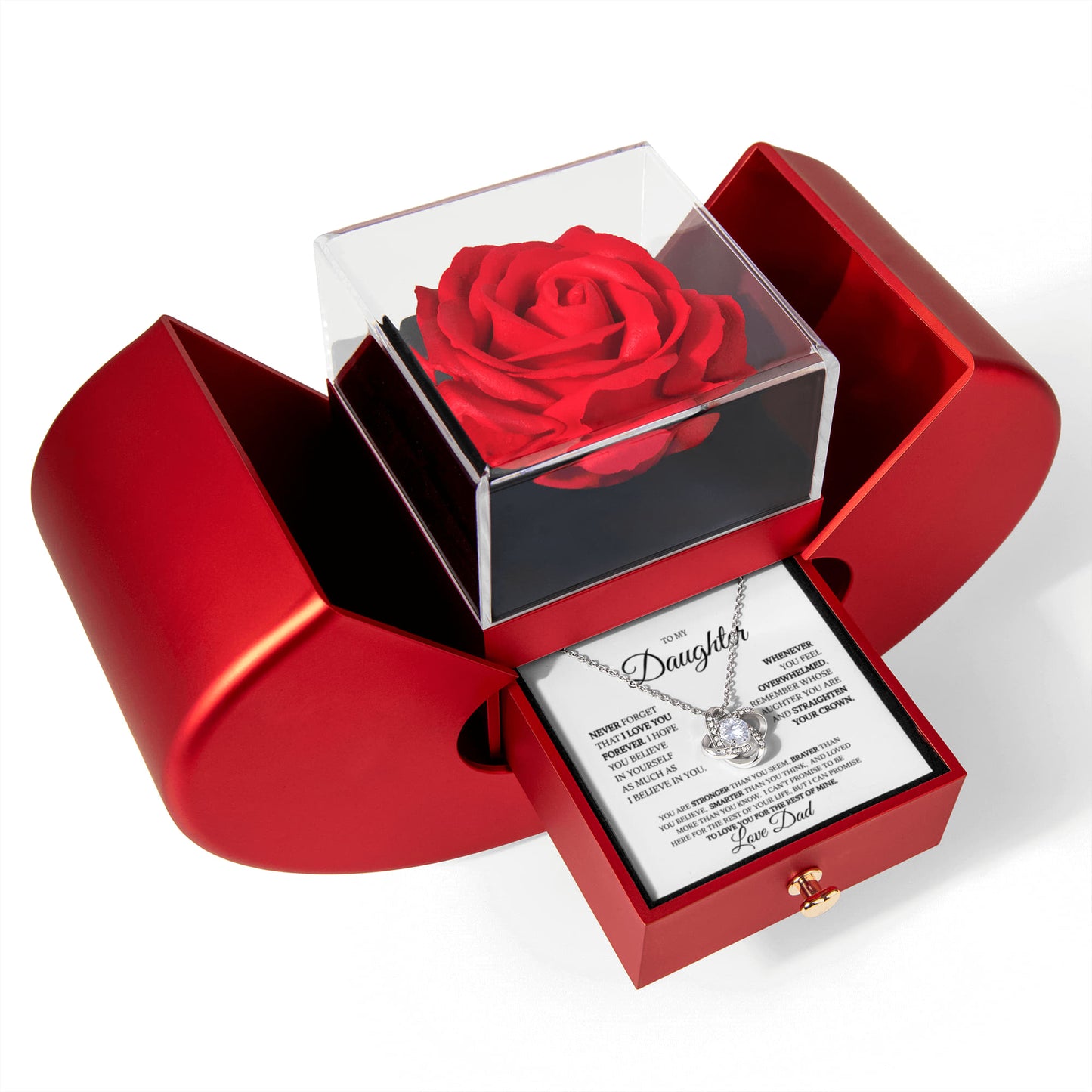 TO MY DAUGHTER | ELEGANT ROSE GIFT BOX