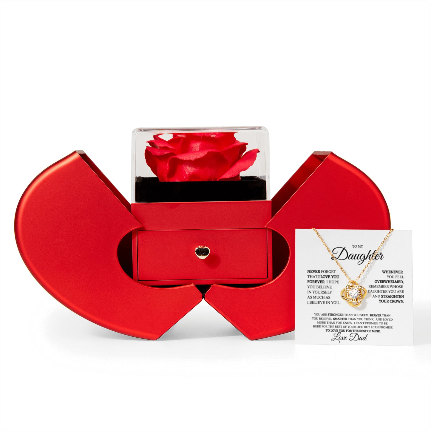 TO MY DAUGHTER | ELEGANT ROSE GIFT BOX