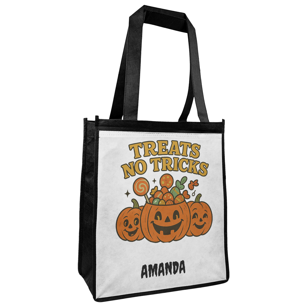 Personalized Halloween Trick-or-Treat Tote for Kids