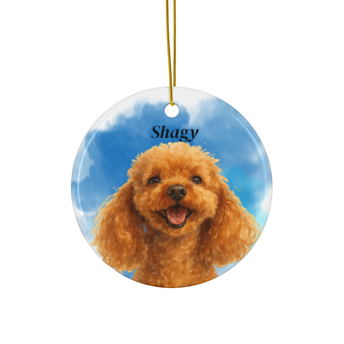 Your Special Pet on a Personalized Christmas Ornament |Personalized Ceramic Ornament