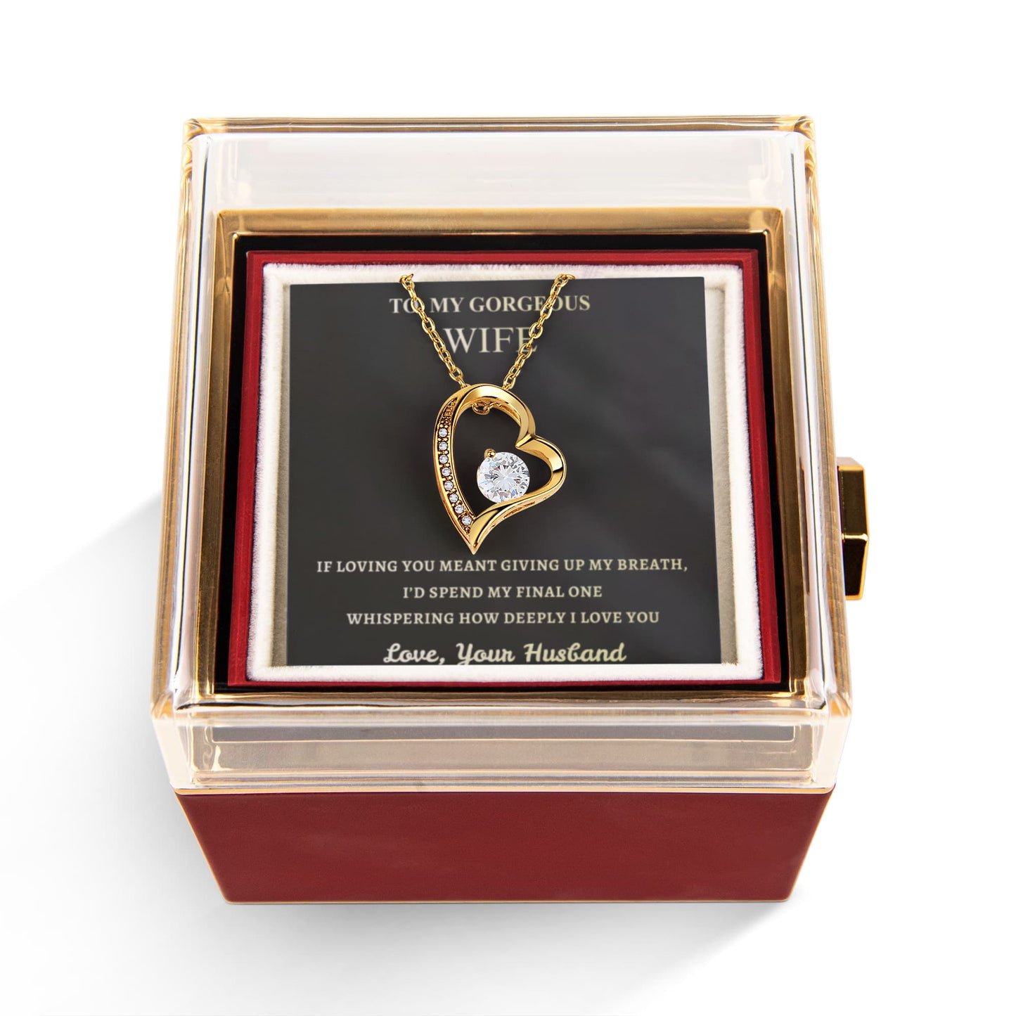 Forever Love with Rotating Rose Gift Box