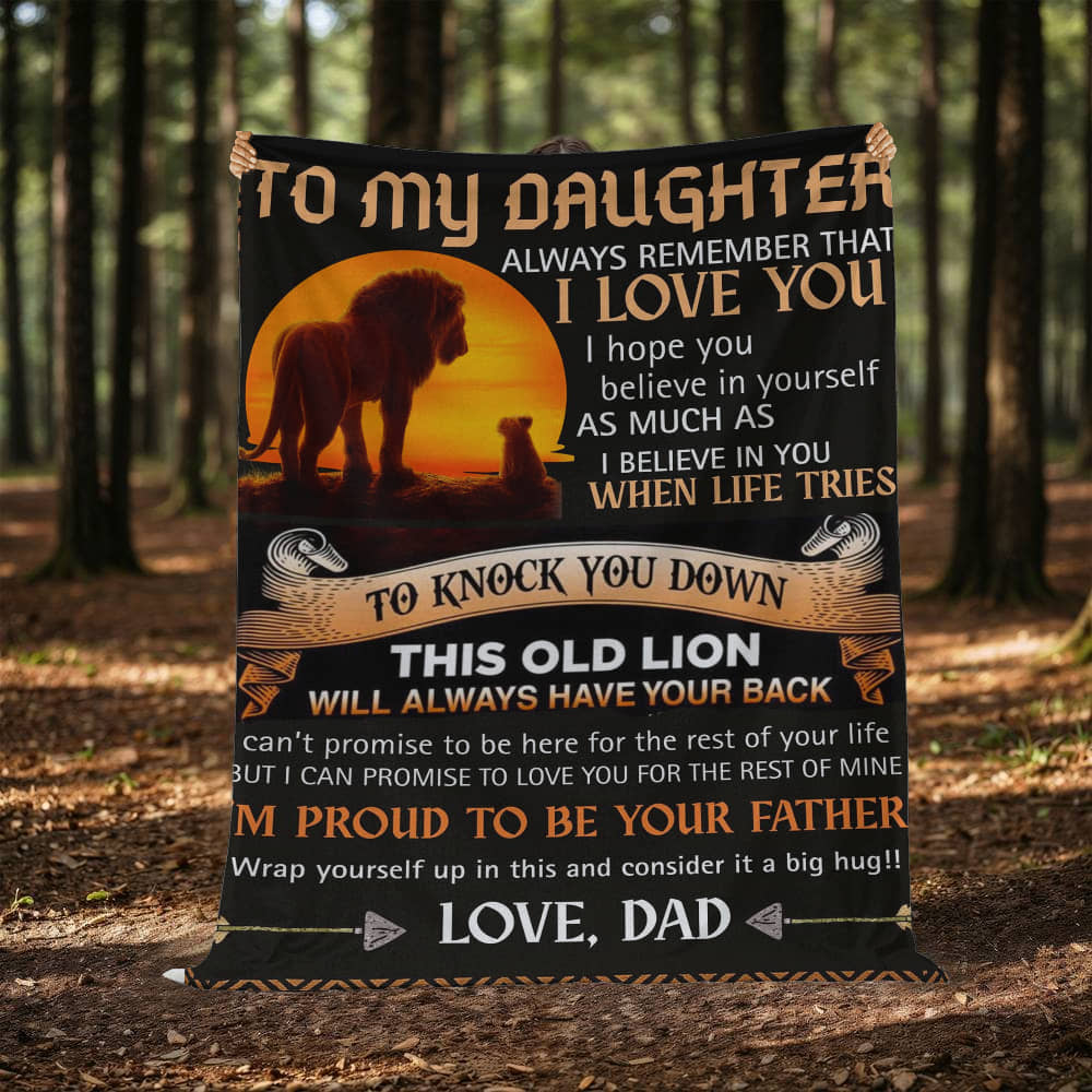 TO MY DAUGHTER | Mink Touch Fleece Blanket 60X80