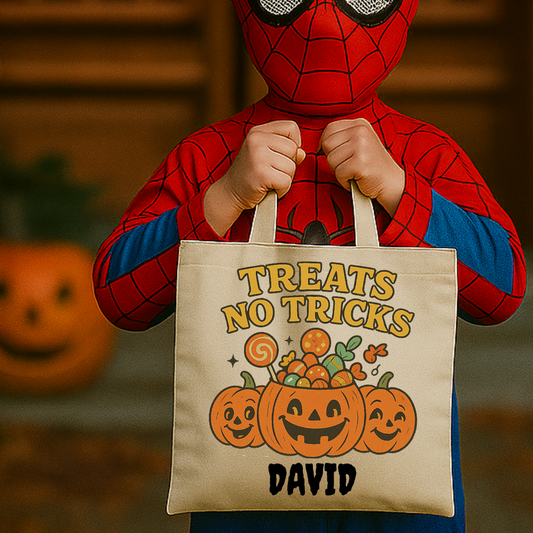 Personalized Trick or Treat Bag | Custom Name Tote