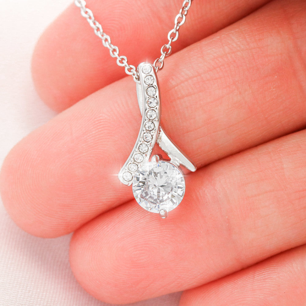 TO MY DAUGHTER IN LAW | Beauty Necklace (Yellow & White Gold Variants)