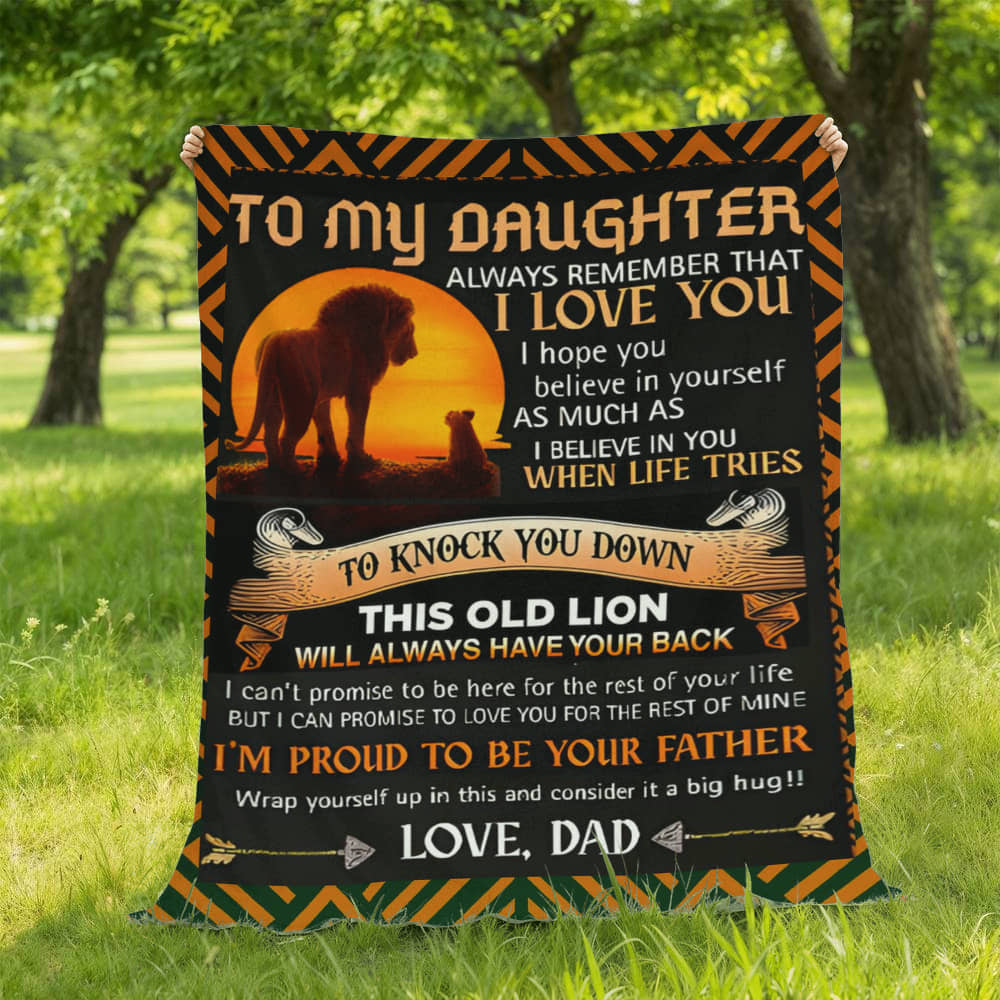 To My Daughter |Mink Touch Fleece Blanket (3:4) 60 x 80